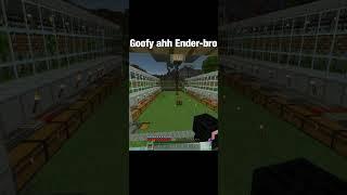 Goofy Ahh Ender-Bro #shorts #minecraft #enderman #sethrogan #laugh #laughing #funny