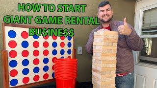 How to Start Giant Game Rental Business - Best Side Hustle of 2021