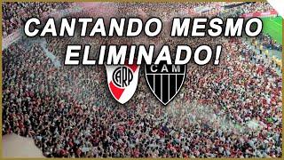TORCIDA DO RIVER CANTANDO NOS MINUTOS FINAIS CONTRA ATLÉTICO MINEIRO NA SEMI DA LIBERTADORES!