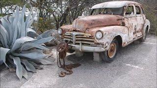 Abandoned  Rusty Classic Car ( Chevrolet Fleetmaster ) - Urban Exploration - URBEX - Curaçao 2016