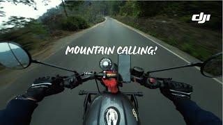 Along the mountains | Royal Enfield Hunter 350 x DJI | POV Ride | RAW Sound | Stock exhaust |