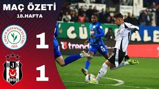 RİZESPOR 1-1 BEŞİKTAŞ MAÇ ÖZETİ 18.HAFTA #çaykurrizespor #beşiktaş #özet  #bjk #efootball  efootball