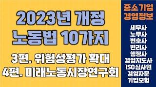 2023년 개정 노동법 10가지(3,4편) | 중소기업경영정보