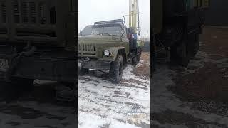Буровая установка на базе ЗИЛ-131. #бурениескважин #скважина #зил #automobile