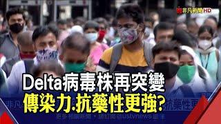 Delta變種株肆虐全球!以色列恢復"口罩令".俄國確診數回溫.德15%新病例染印度Delta病毒｜非凡財經新聞｜20210626