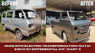 Omni into Electric Vehicle | Full Body Modification into 10 seater  | Part-3 #modified #omni #diy