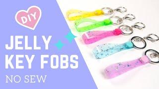 Kawaii JELLY Vinyl Key Fob Key Chains For Your Handmade Charms (NO SEW) Tutorial