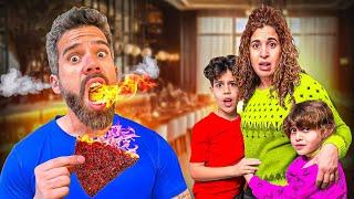 PAPÁ prueba la PAPITA más PICANTE del MUNDO|4PLUSONE