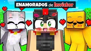 Minecraft PERO TODOS SE ENAMORAN de INVICTOR 