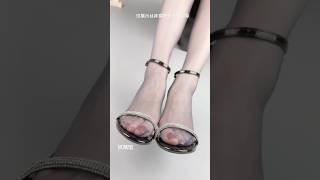 Beautiful Nylon Feet #beauty #nylon #fashion #feet #heels #legs #pantyhose