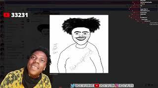 iShowSpeed reacts to His FAN ARTS again Very FUNNY LOL