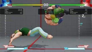 Alex Block, Throw Tech, Air Knee Smash Option Select