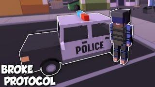 BEING A POLICE OFFICER & ARRESTING PEOPLE! - Broke Protocol [Ep 2] Alpha Gameplay