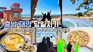 충남 가볼만한곳 : 20년 지기 절친과 함께한 태안 여행 브이로그 (해수욕장 3곳/로컬맛집/노을맛집/카페/산책 등) 태안 게국지 맛집, 충남여행지 추천