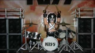 Smiti KISS - Animated Peter Criss Drum Solo MSG 1996