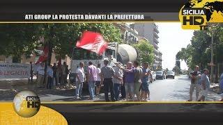 SICILIAHD TG   ATI GROUP LA PROTESTA DAVANTI LA PREFETTURA