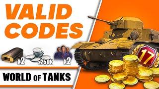 BONUS codes WOTFREE invite promo codes for World of TanksHow to use codes in World of Tanks 2024