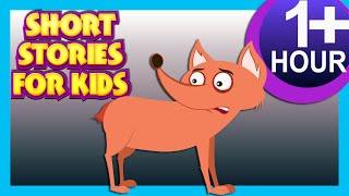 SHORT STORIES FOR KIDS (ONE HOUR +) | THE FOX WITHOUT TAIL & MORE | 20+ MORAL STORIES FOR KIDS