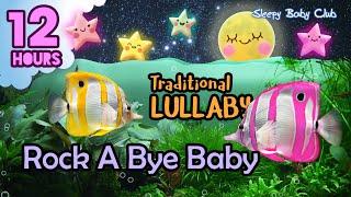 🟡 Rock A Bye Baby  Traditional Lullaby  Peaceful Bedtime Music Nursery Rhymes