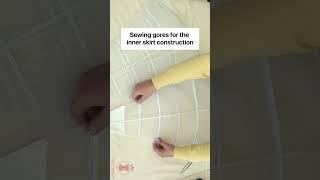 Sewing gores for the inner Umbrella styled Skirt construction