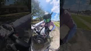It’s worse when there are witnesses  #motorcycle #motogirl #helmet #twowheeler