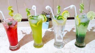 طريقة عمل مشروب الموهيتو ب سفن ابب٤ نكهات مختلفه مشروب منعش للغايه