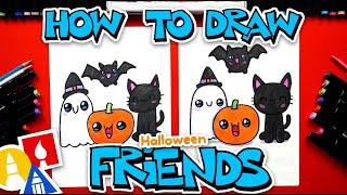 How To Draw Halloween Friends