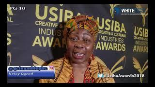 Mom Gcina Mhlophe live on White Media Africa TV that was Usiba Awards 2018