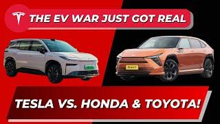 The EV War Just Got REAL: Tesla vs. Honda & Toyota – Who Wins?