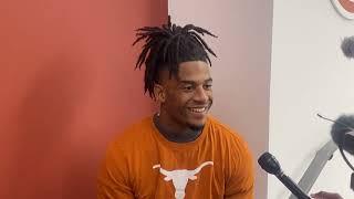 Texas WR Isaiah Bond on Arch Manning, Alabama and Red River Rivalry