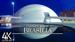 【4K】 2 HOUR DRONE FILM: «Brasilia - Capital of Brazil»  Ultra HD  Chillout Music (Ambient TV)