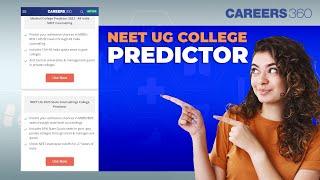 NEET UG College Predictor | Step by Step Process