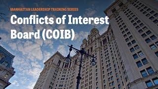 What is the NYC Conflicts of Interest Board (COIB)?