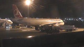 Evening takeoff from Istanbul Atatürk Airport