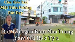 [đã bán] Bán nhà đất gần biển khu Hòn Xện, Vĩnh Hòa, Nha Trang [62m] lô góc 2 mặt tiền đường rất đẹp