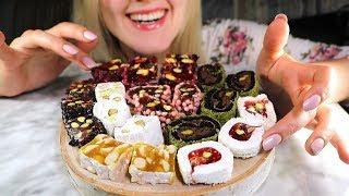 Tasty Turkish Desserts  Gentle Eating ASMR ○ White Noise ○ Whisper