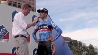 USA Pro Challenge - Christian Vande Velde honored