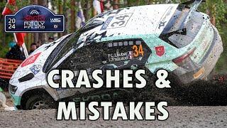 Rally Finland 2024 | Crashes & Mistakes - Friday Highlights - Day 2