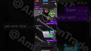 LIVE TRADING SESSIOIN WITH AMIR AND VIP STUDENT