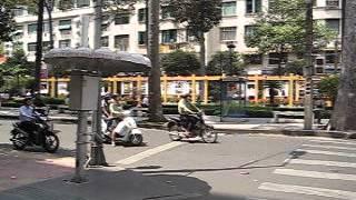 Intersection of Dong Khoi St. and Le Loi St. in Ho Chi Minh City on 8 February 2009