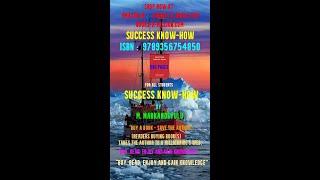 SUCCESS KNOW HOW. ISBN:9789356754850. Pages:586. amazon.in, barnesandnoble.com, books-a-million.com