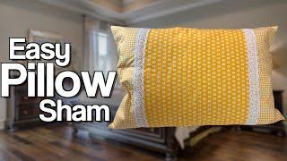Transform Your Bedroom with This DIY Pillow Sham Tutorial | The Sewing Room Channel