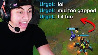 This Urgot INTED ME but then I PLAYED AGAINST HIM....