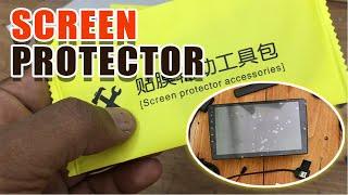 How to Install Car Tempered Glass Protective Film to your Car Stereo