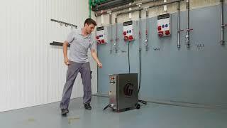 How to set-up the steam generator
