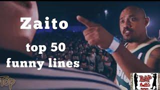 Fliptop zaito top 50 funny lines and jokes #fliptopbattle #anygma #zaito #sunugan #loonie #rapper