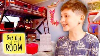 Teen Gets GAMING MAN CAVE Bedroom! | Get Out Of My Room | Universal Kids