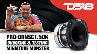 DS18 PRO-DRNSC1.5DK (unboxing/Testing) Twist On Throat Neodymium Driver with 1.5" Horn