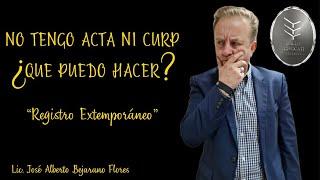 NO TENGO ACTA NI CURP ¿QUÉ PUEDO HACER?