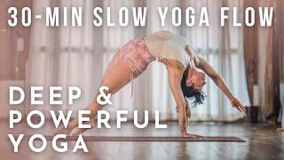 30-Minute Slow Yoga Flow: Deep & Powerful | Meghan Currie Yoga  